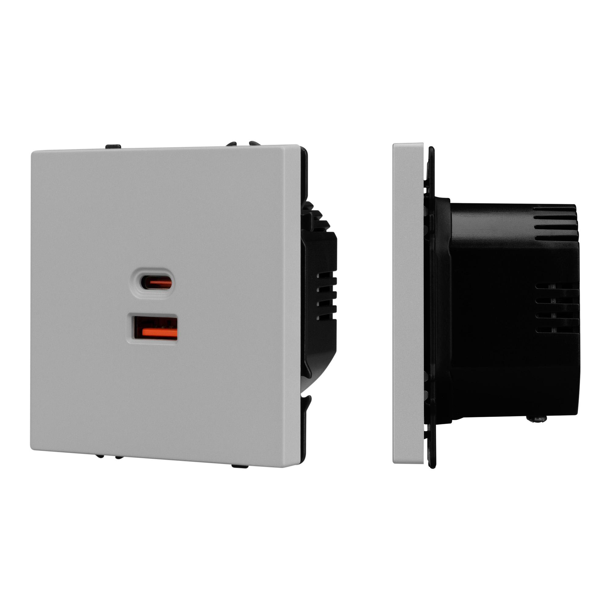 Механизм розетки с быстрой USB зарядкой SCT-NOBE-MUAC-SFPL-FC-IS
