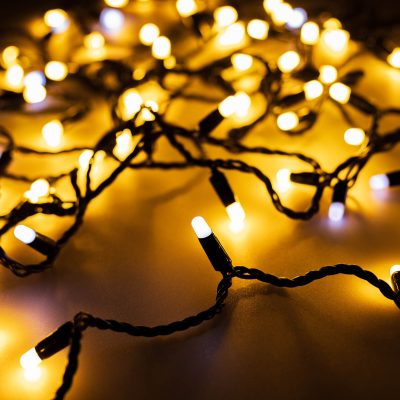 Светодиодная гирлянда ARD-STRING-CLASSIC-10000-BLACK-100LED-MILK-FLASH Warm