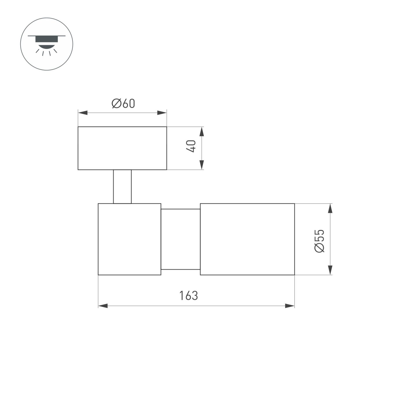 Светильник SP-ARTEMIS-SURFACE-FLAP-R55-12W Day4000