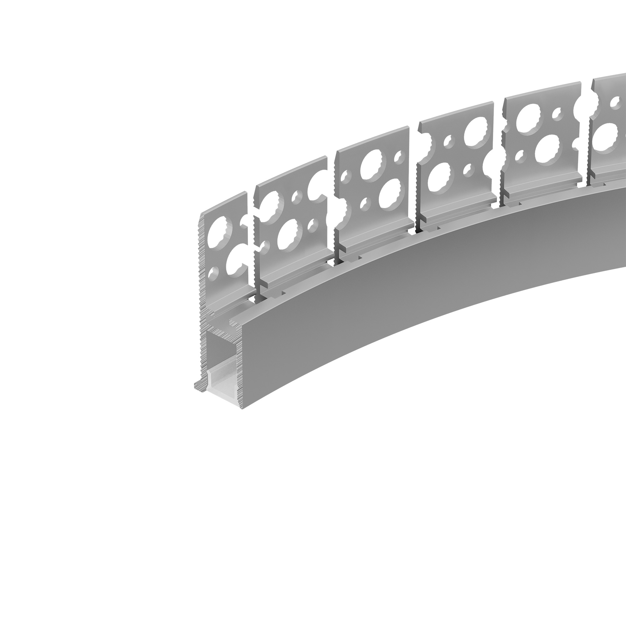 Профиль WALL-FANTOM-BENT-W10-SIDE-2000 ANOD