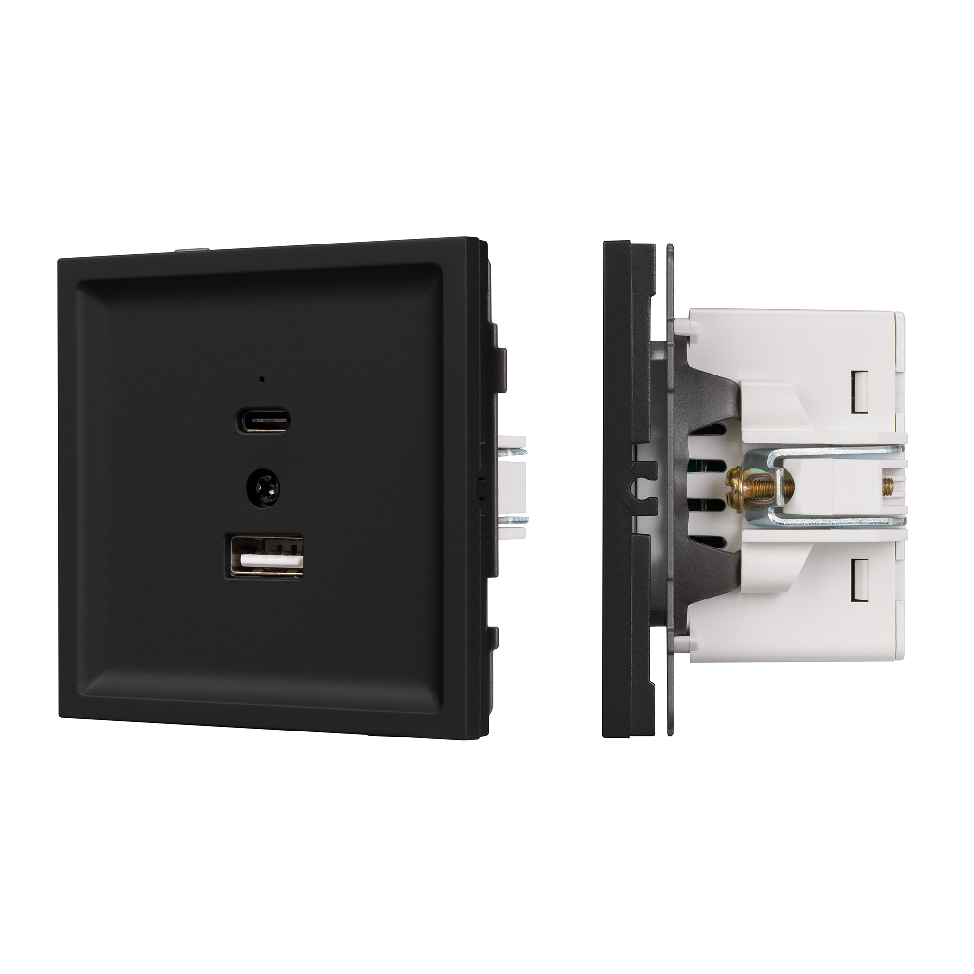 Механизм USB розетки SCT-TENDO-MUAC-SFPL-BK