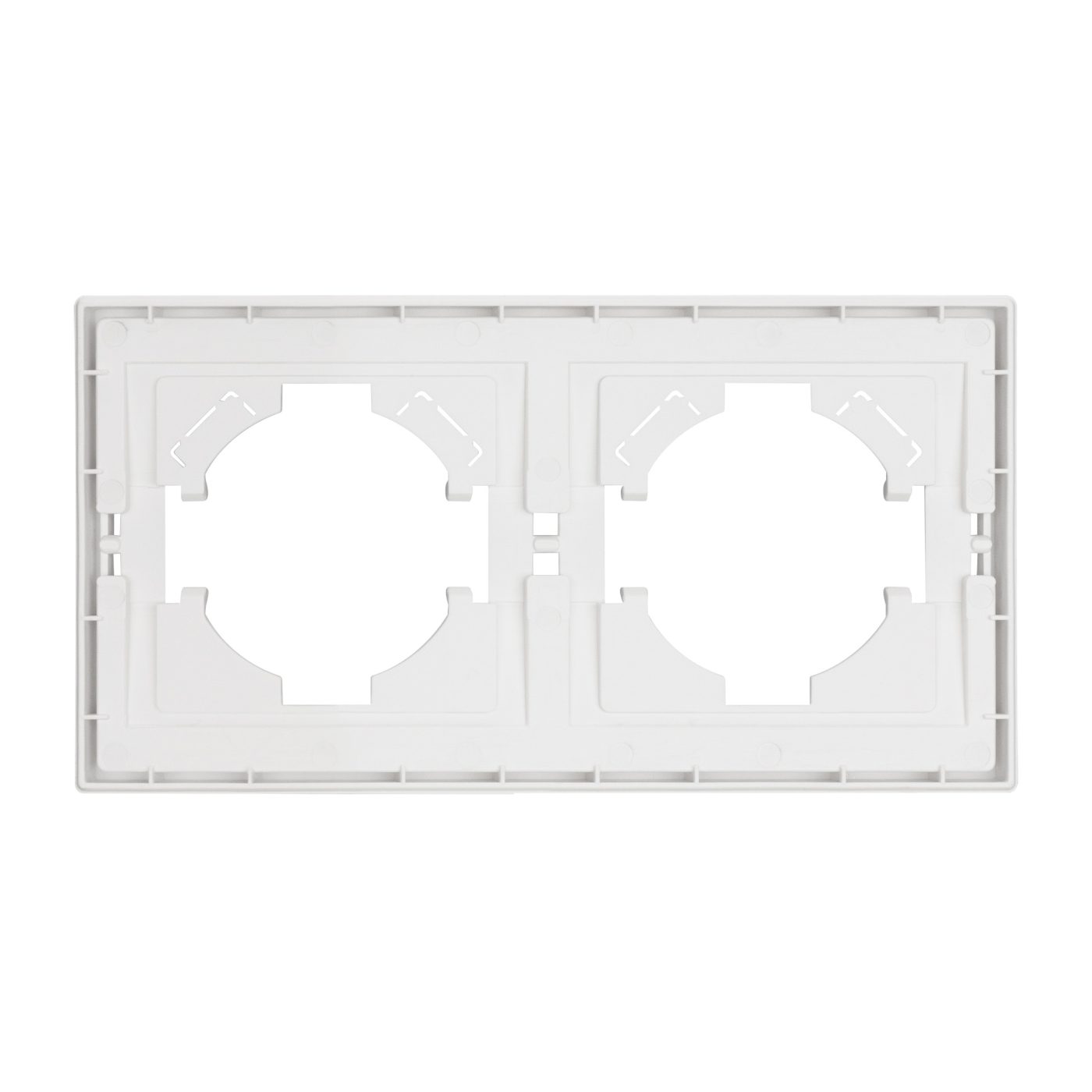 Рамка пластиковая FRM-TENDO-SFPL-2-WH