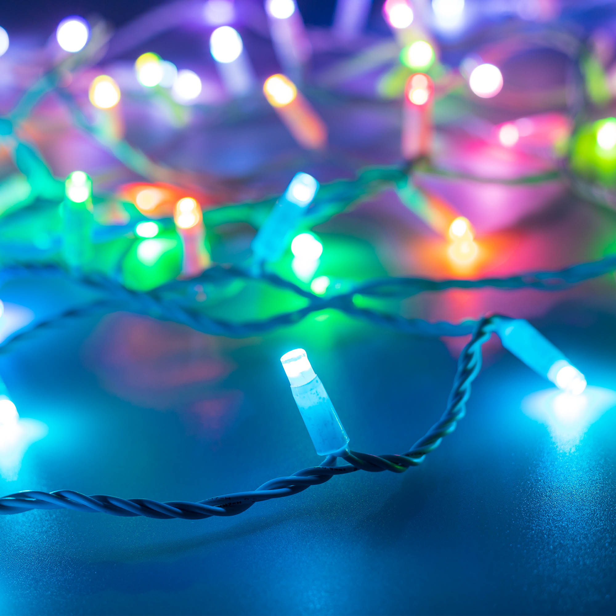 Светодиодная гирлянда ARD-STRING-CLASSIC-10000-WHITE-100LED-LIVE RGB-DMX