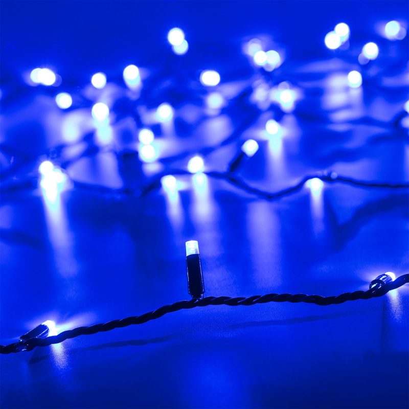 Светодиодная гирлянда ARD-STRING-CLASSIC-10000-BLACK-100LED-STD BLUE