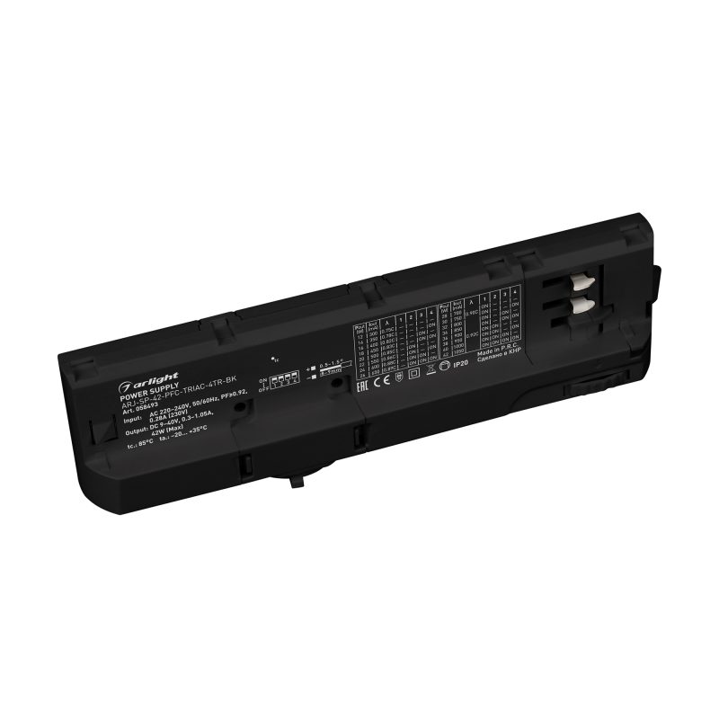 Блок питания для трековых систем ARJ-SP-42-PFC-TRIAC-4TR-BK