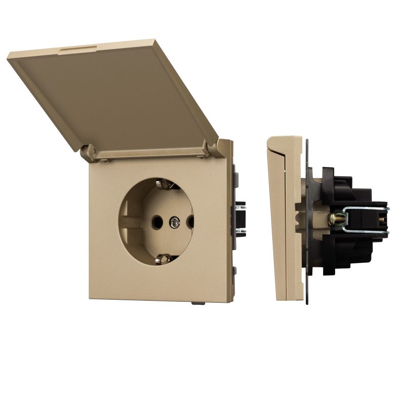 Механизм розетки влагозащищённый SCT-TENDO-MCP-SFPL-GD