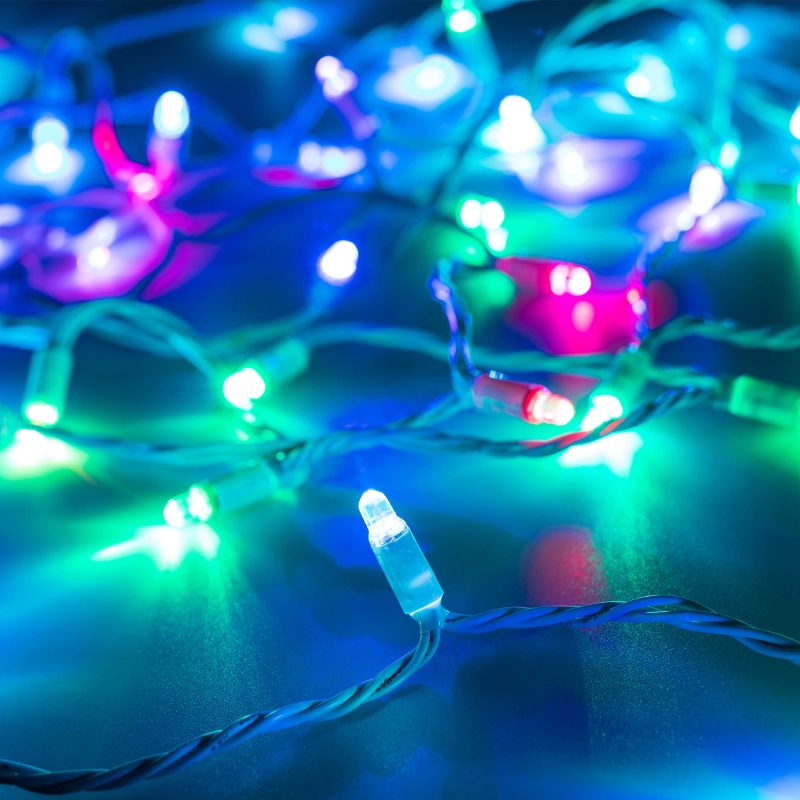 Светодиодная гирлянда ARD-STRING-CLASSIC-6000-WHITE-40LED-LIVE RGB-SPI