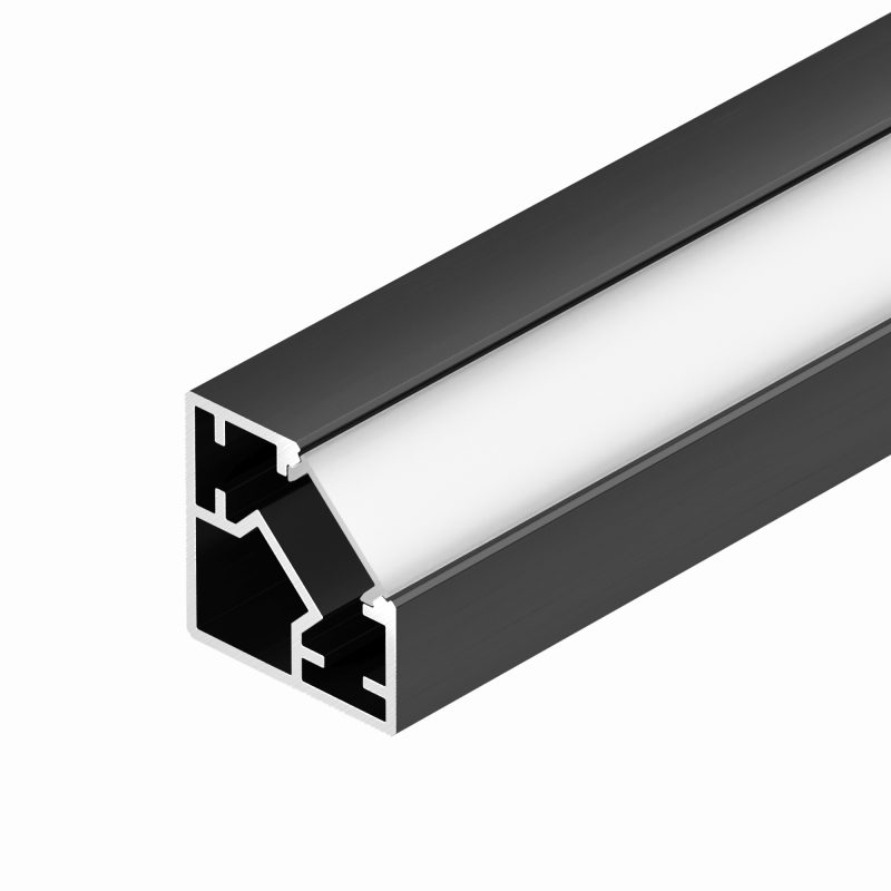 Профиль SL-KUB-DISPLAY-2525-2000 ANOD BLACK