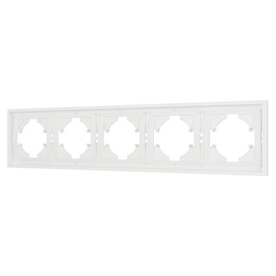 Рамка пластиковая FRM-TENDO-SFPL-5-WH
