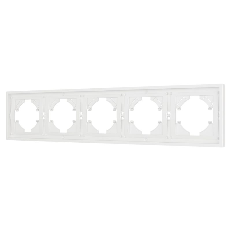 Рамка пластиковая FRM-TENDO-SFPL-5-WH