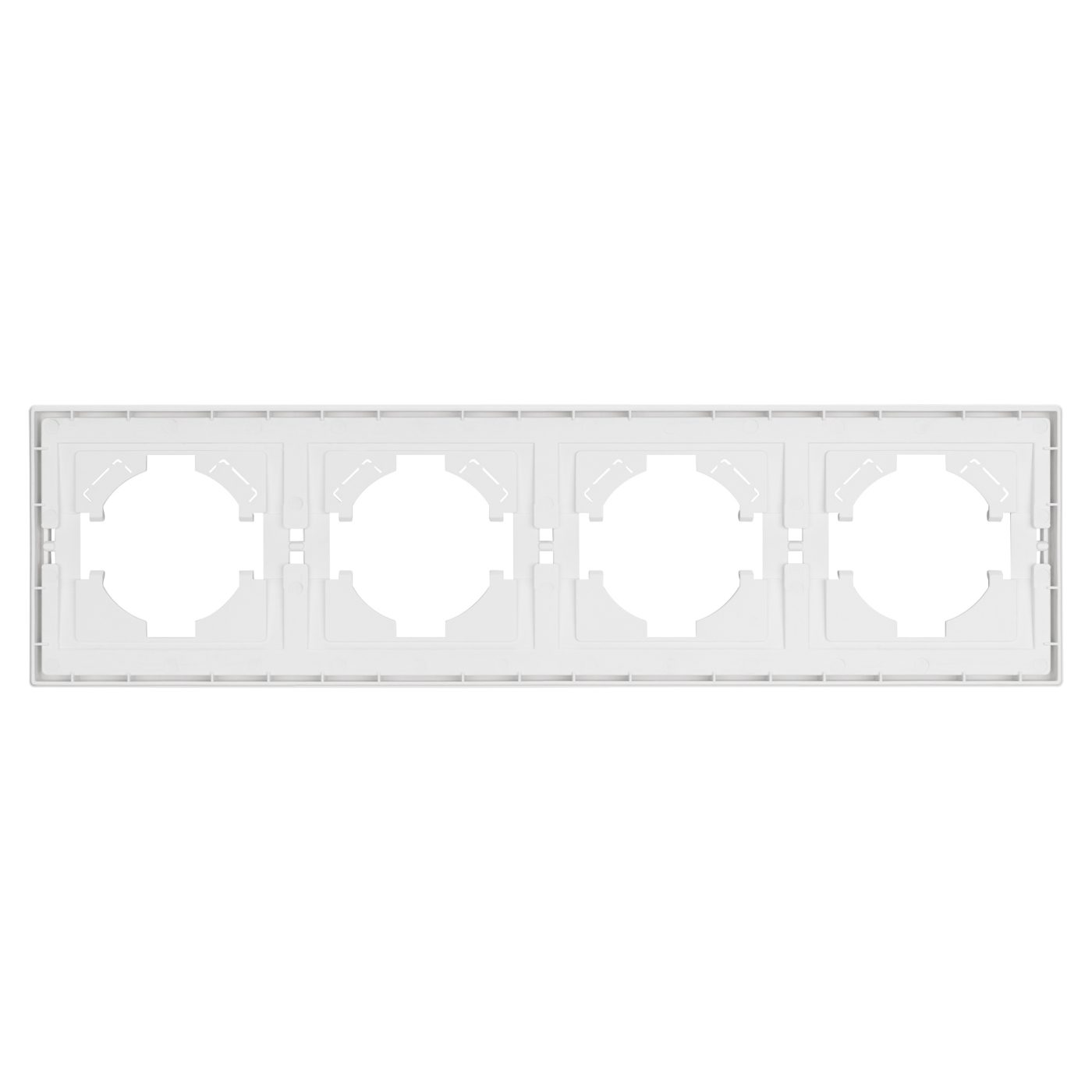Рамка пластиковая FRM-TENDO-PL-4-WH