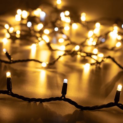 Светодиодная гирлянда ARD-STRING-PRO-10000-BLACK-100LED-FLASH WARM