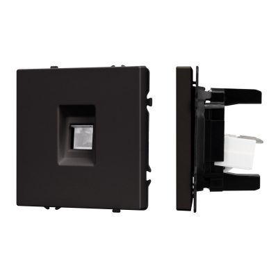 Механизм компьютерной розетки SCT-NOBE-MPC1-SFPL-BK