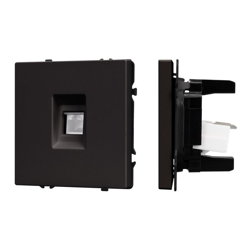 Механизм компьютерной розетки SCT-NOBE-MPC1-SFPL-BK