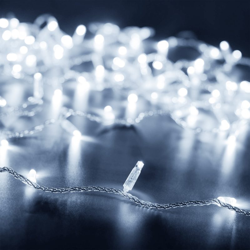 Светодиодная гирлянда ARD-STRING-CLASSIC-10000-CLEAR-100LED-STD WHITE