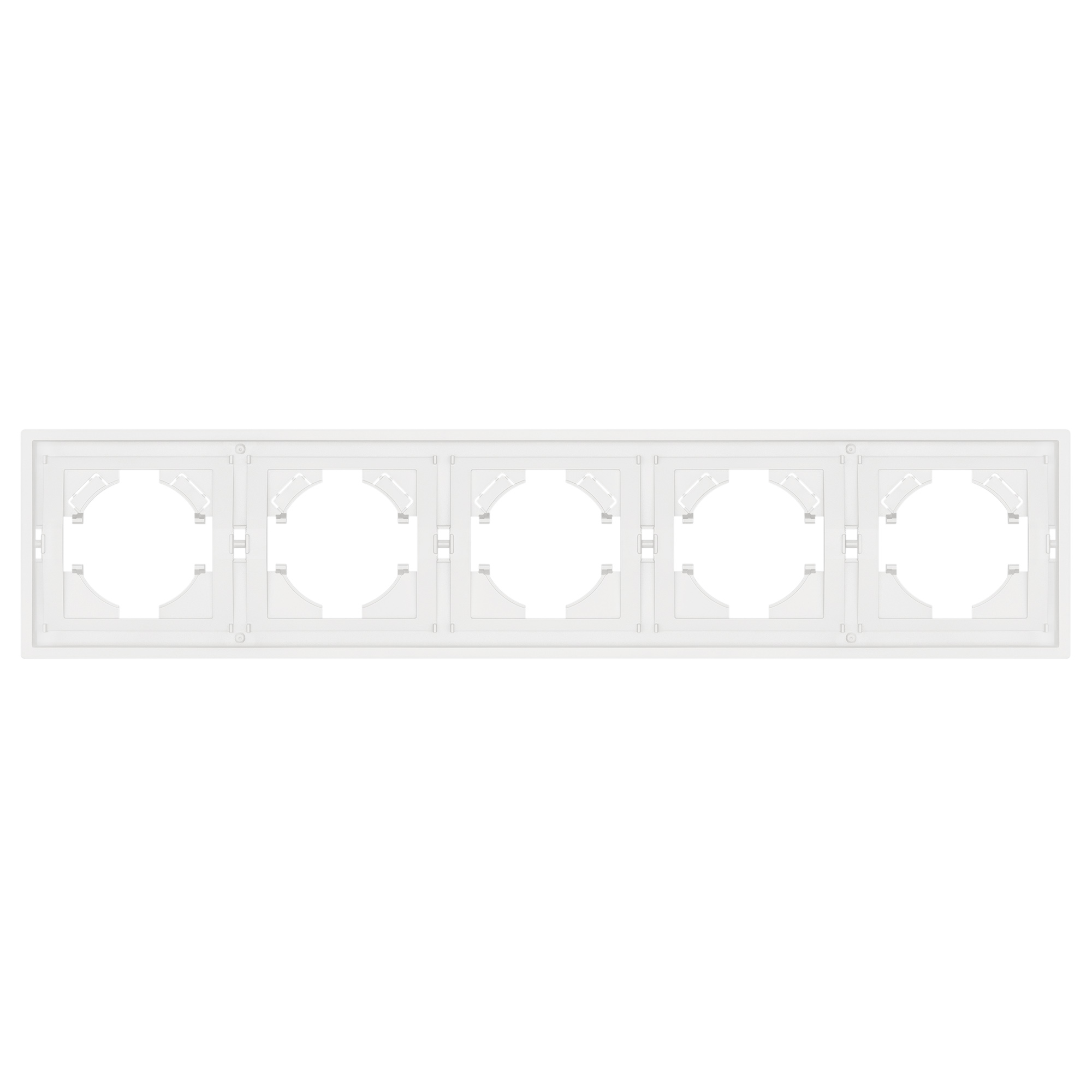 Рамка пластиковая FRM-TENDO-SFPL-5-WH