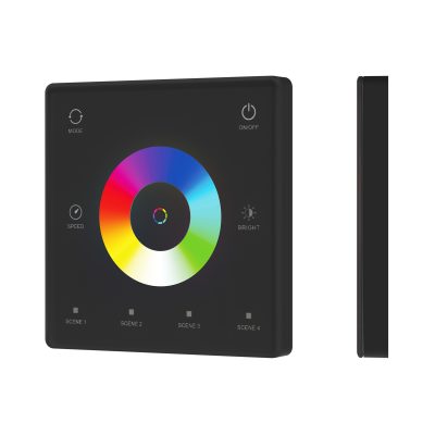 INTELLIGENT ARLIGHT Сенсорная панель SMART-SPI-801-11-4SC-RGBW-SUF Black