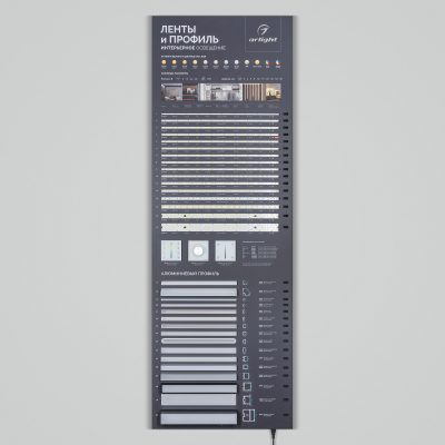 Стенд Ленты и Профиль RT-LUX-S1-1760x600mm
