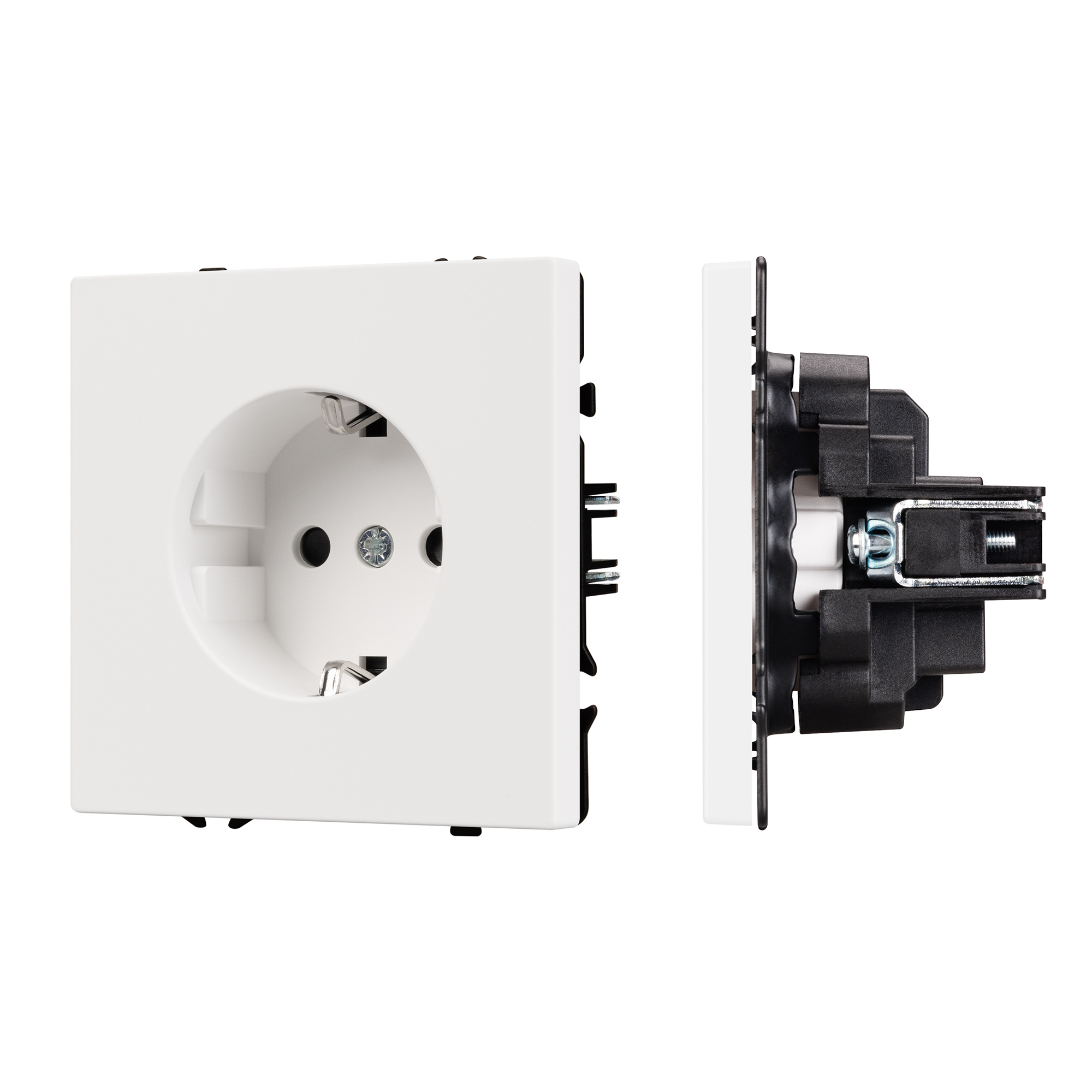 Механизм электрической розетки SCT-NOBE-MEU1-SFPL-WH