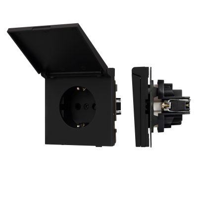 Механизм розетки влагозащищённый SCT-TENDO-MCP-SFPL-BK