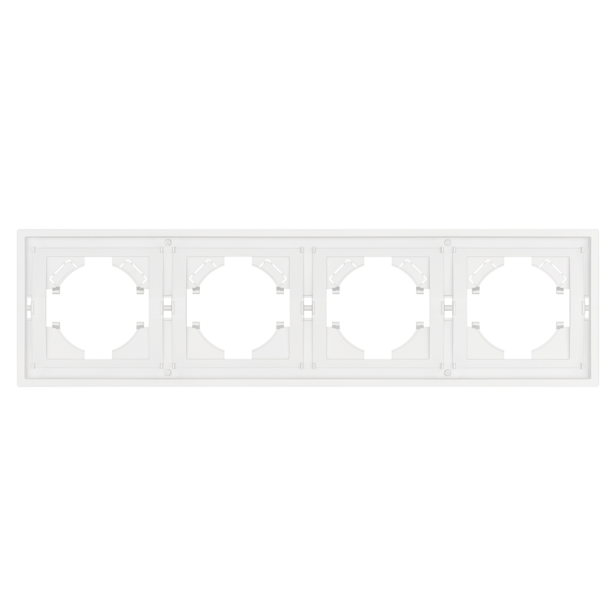 Рамка пластиковая FRM-TENDO-SFPL-4-WH