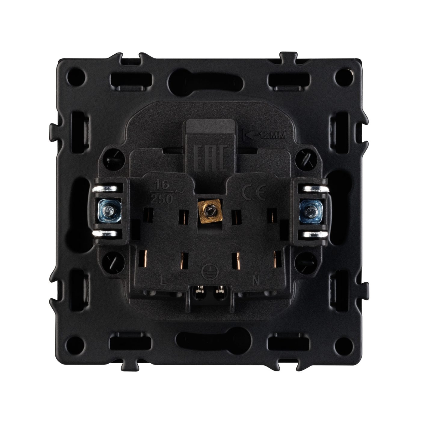 Механизм электрической розетки SCT-NOBE-MEU1-SFPL-BK