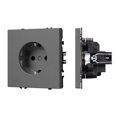 Механизм электрической розетки SCT-NOBE-MEU1-SFPL-GR