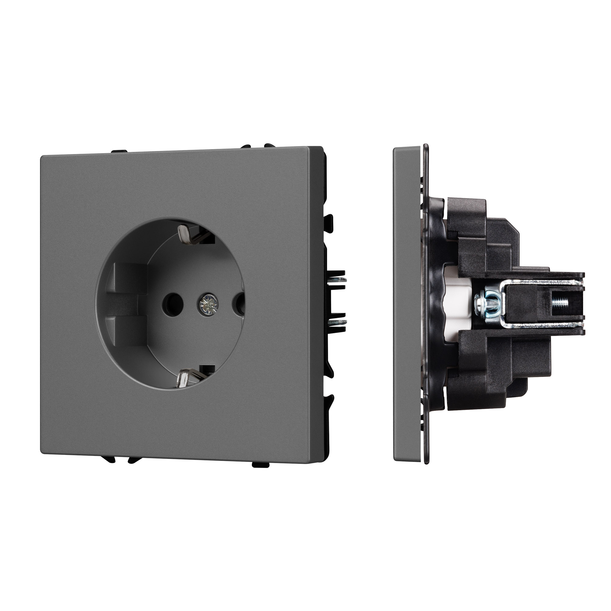 Механизм электрической розетки SCT-NOBE-MEU1-SFPL-GR