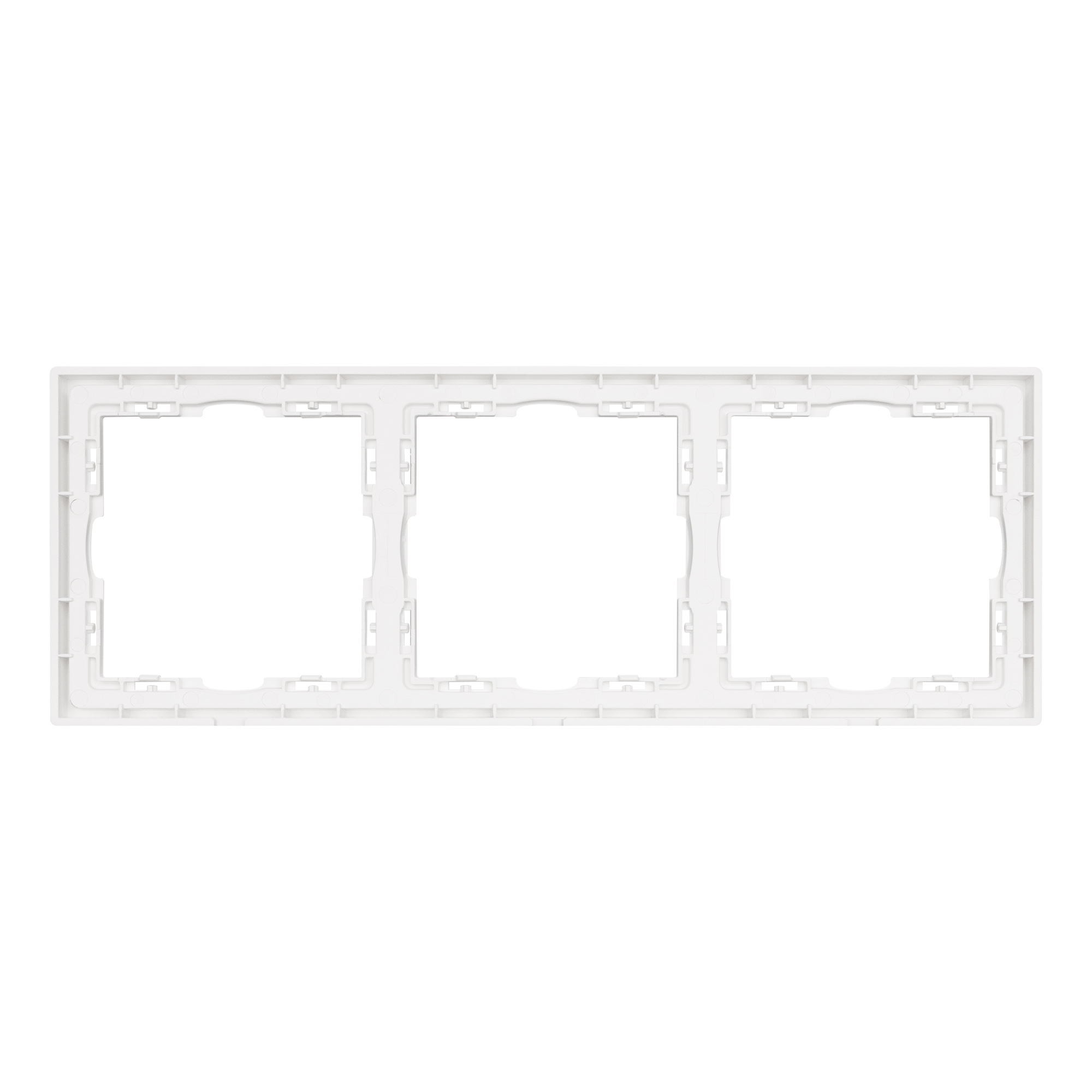 Рамка пластиковая FRM-NOBE-SFPL-3-WH