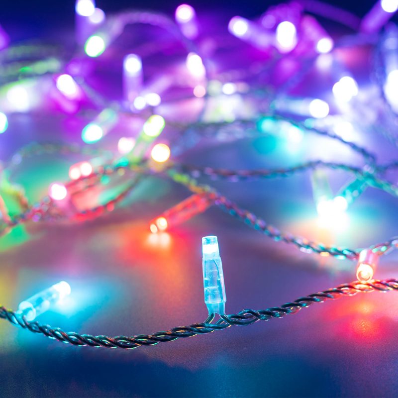 Светодиодная гирлянда ARD-STRING-CLASSIC-10000-CLEAR-95LED-LIVE RGBW-DMX