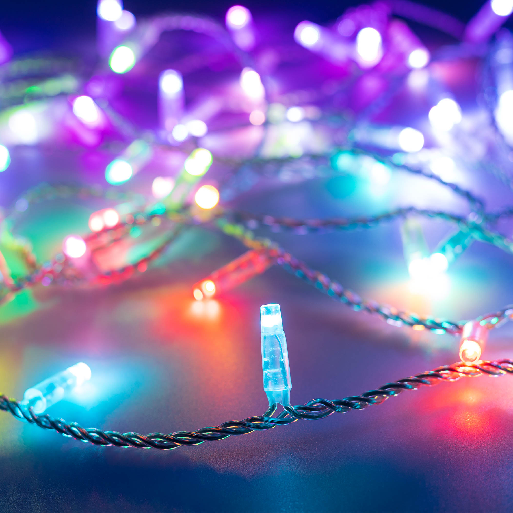 Светодиодная гирлянда ARD-STRING-CLASSIC-10000-CLEAR-95LED-LIVE RGBW-DMX