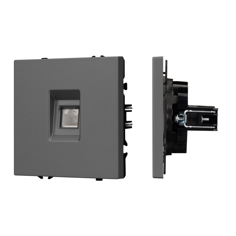 Механизм телефонной розетки SCT-NOBE-MTL1-SFPL-GR
