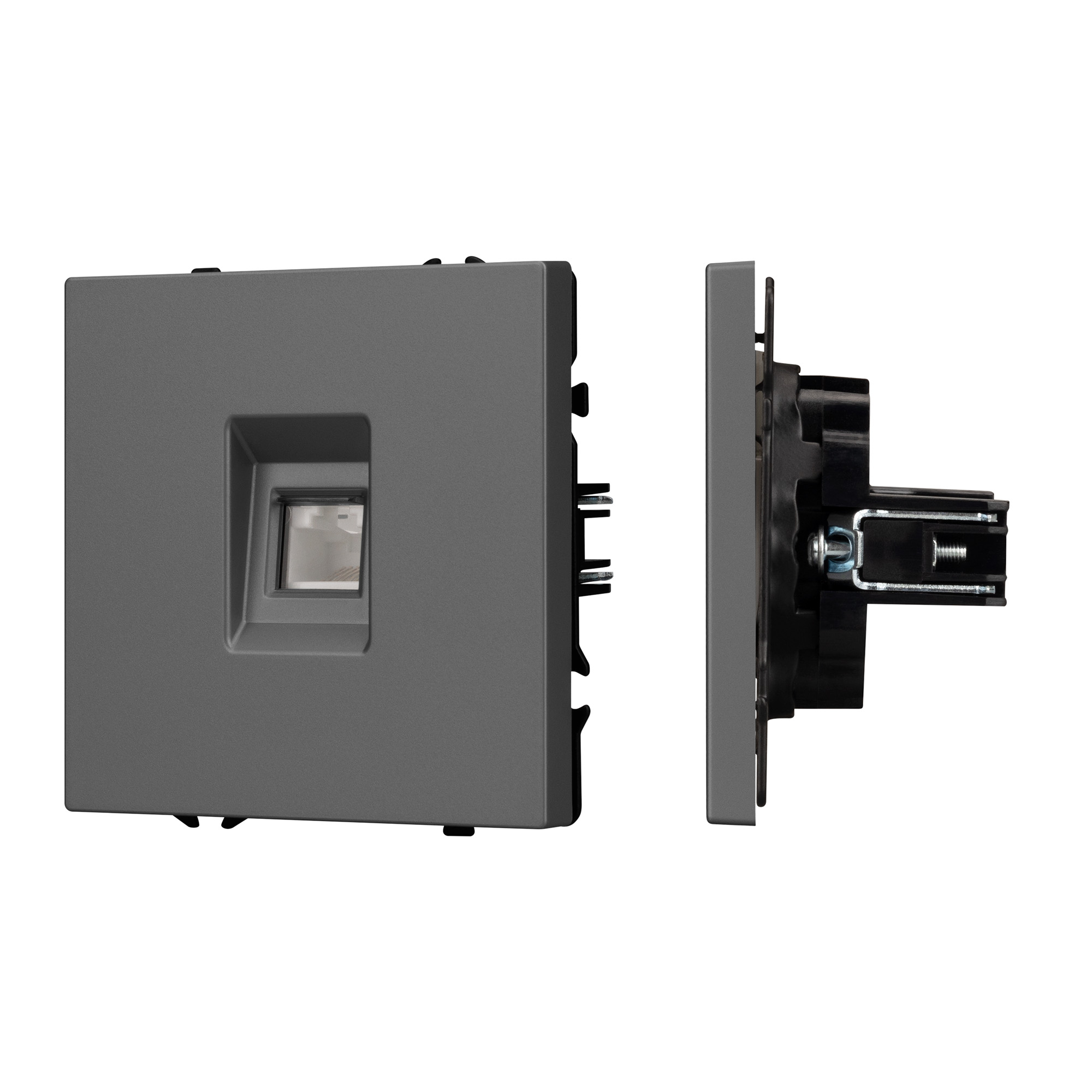 Механизм телефонной розетки SCT-NOBE-MTL1-SFPL-GR