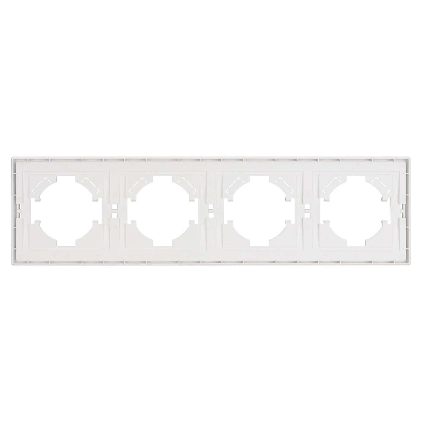 Рамка пластиковая FRM-TENDO-SFPL-4-WH