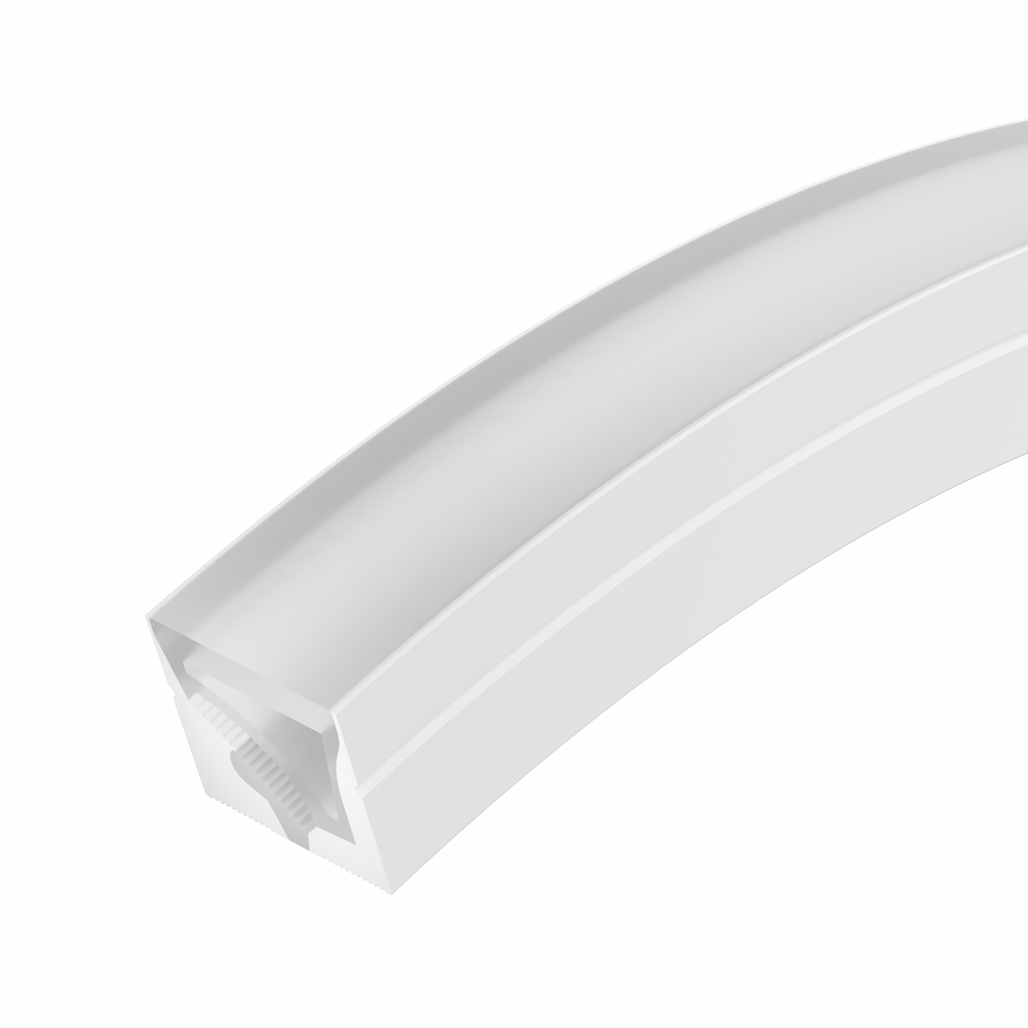 Силиконовый профиль WPH-FLEX-1616-TWIST-S11-20m WHITE