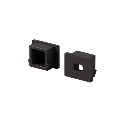 Комплект заглушек (для профиля 16x12) 10 шт., ALM-005-B-EC 642022