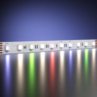 Светодиодная лента   Ультра 24В 5050 14.4Вт/м Цветная (RGB)+W 4000К 5м IP 20 201133