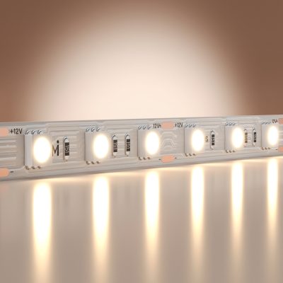 Светодиодная лента Базовая 12В 5050 14.4Вт/м 4000K 5м IP 20 201184