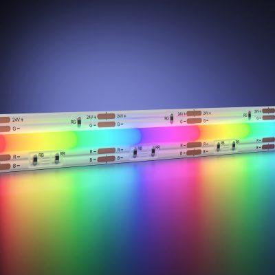 Светодиодная лента Ультра 24В COB 14Вт/м Цветная (RGB) 5м IP 20 201217