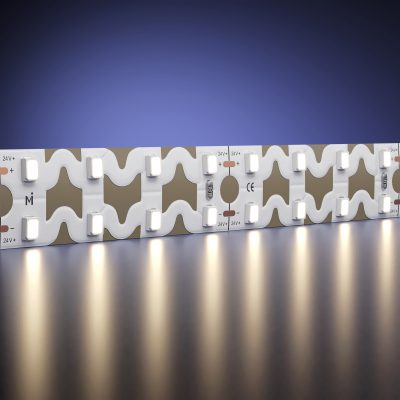 Светодиодная лента Ультра 24В 2835 19.2Вт/м 3000K 5м IP 20 20D226