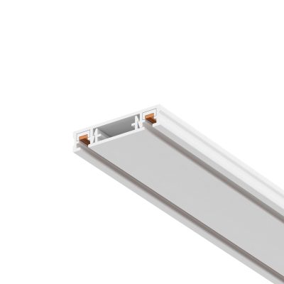 Шинопровод 2м Radity с заглушками в комплекте накладной белый