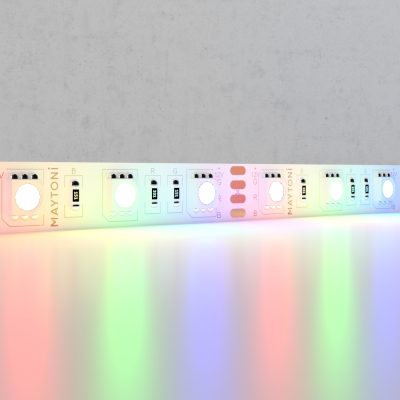 Светодиодная лента 12В 5050 14.4Вт/м Цветная (RGB) 5м IP20