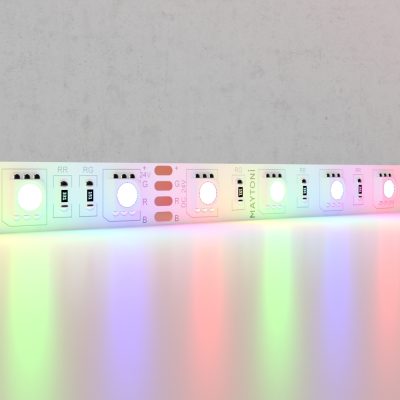 Светодиодная лента 24В 5050 14.4Вт/м Цветная (RGB) 5м IP20