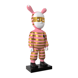 Дизайнерская статуэтка Бандит Pink