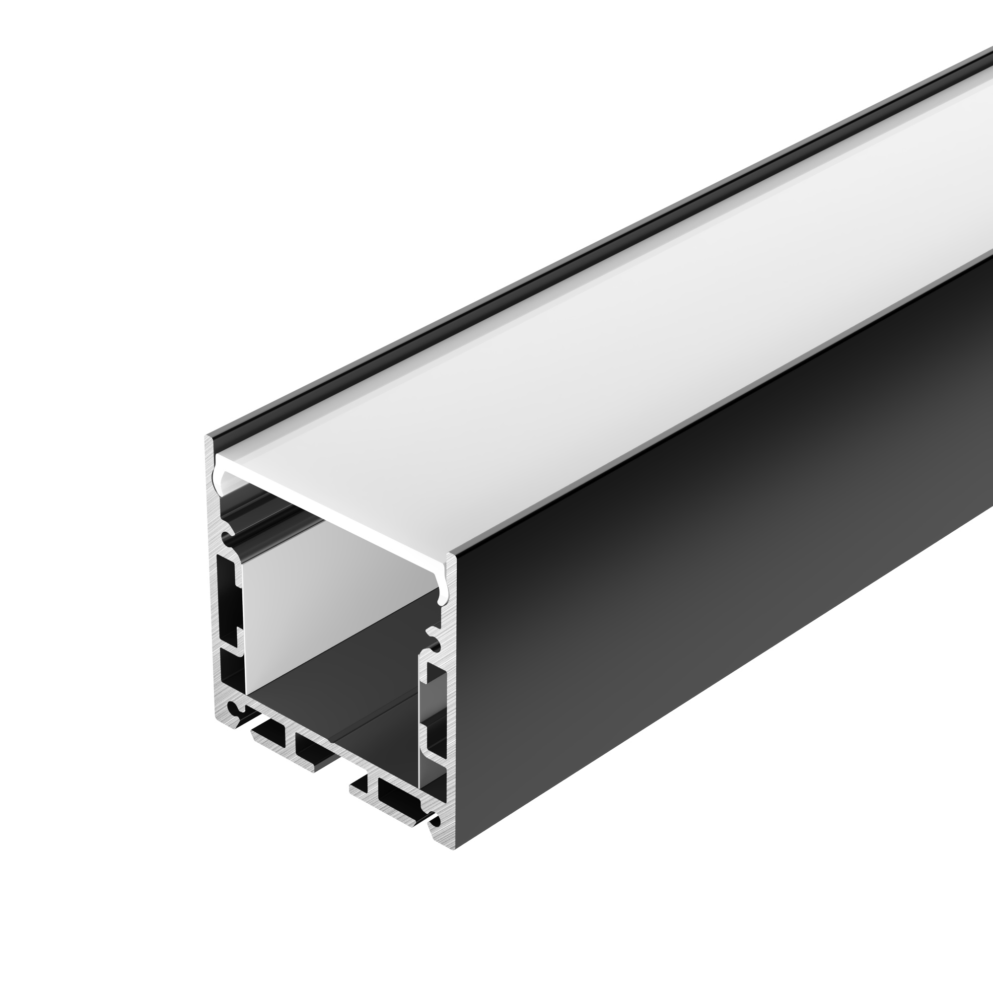 Профиль SL-LINE-3535-2000 BLACK с рефлектором