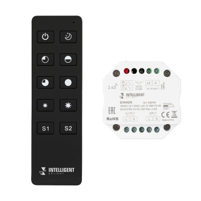 INTELLIGENT ARLIGHT Диммер SMART-SET-TRIAC-601-72-DIM-PD-IN Black