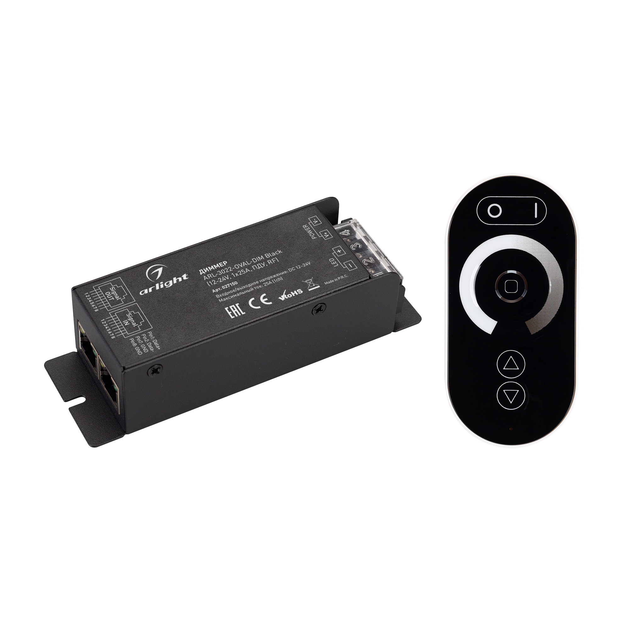 Диммер ARL-3022-OVAL-DIM Black