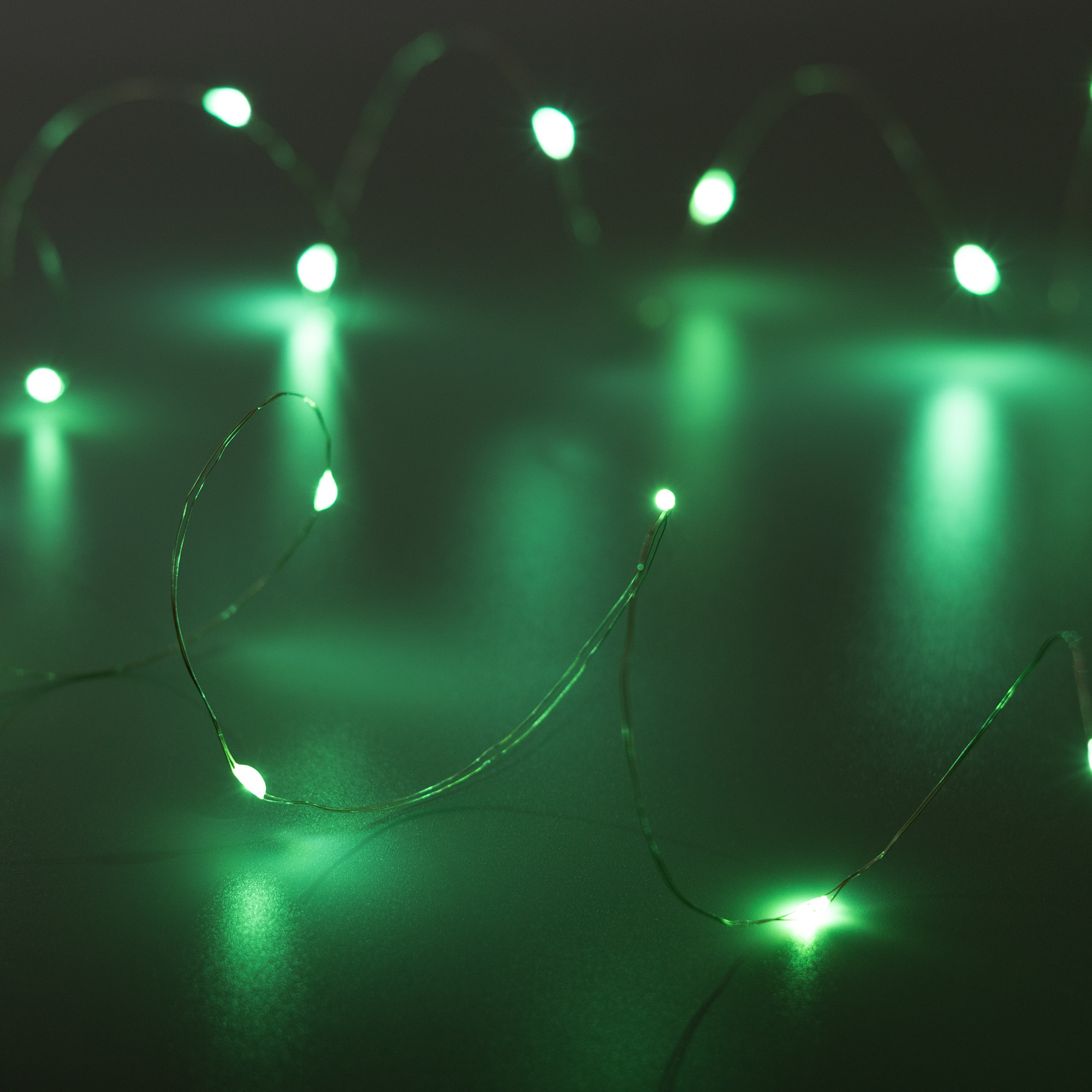 Светодиодная гирлянда ARD-DEW-HOME-2000-CLEAR-20LED-STD Green