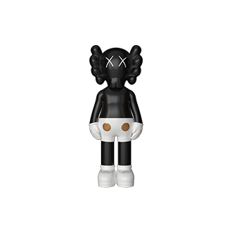 Дизайнерская статуэтка KAWS Mini чёрно-белый