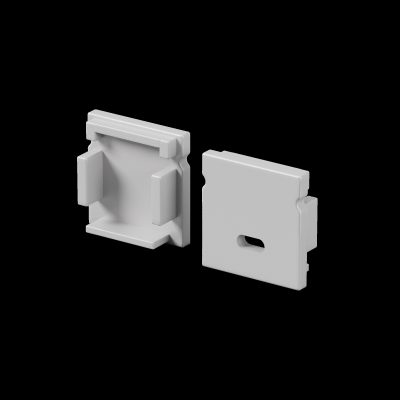 Комплект заглушек (для профиля 20x20) 2 шт., ALM-2020-EC 642072